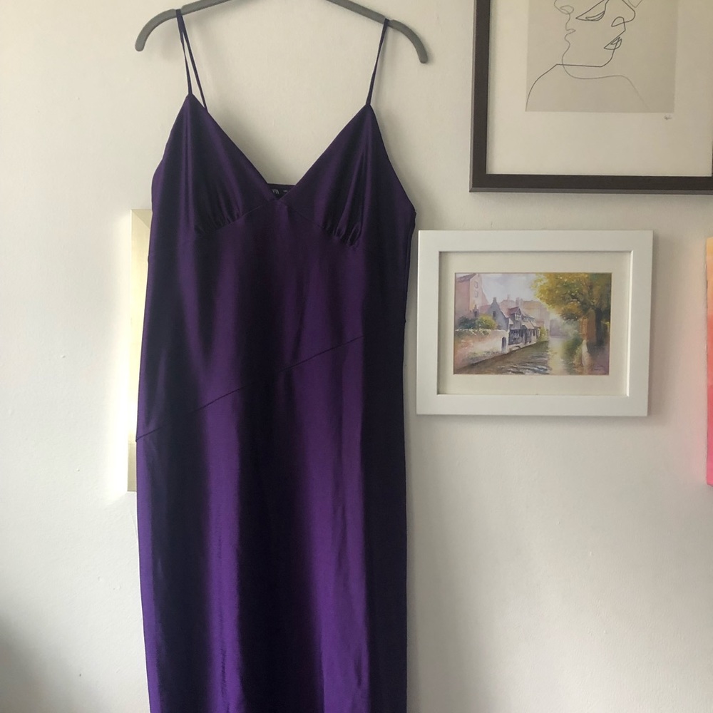 NWT Royal purple maxi dress